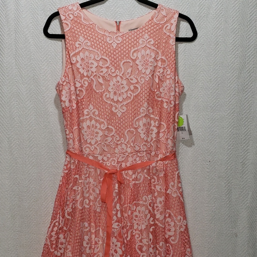 *NEW* Coral Lace Dress Size 12